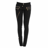 Korea Fashion Clothing-Denim Jeans-ZIPPER-